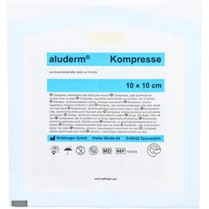 Produktbild für Vlieskompressen Söhngen Aluderm nicht haftend, 3-lagig, steril