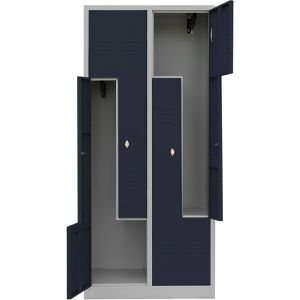 Produktbild für Spind Lüllmann 525118, Z-Spind, anthrazit
