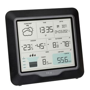 Produktbild für Wetterstation TFA 35.1160.01 RAIN PRO, Funk, digital