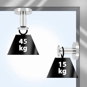 Produktbild für Hakenmagnet Poppstar 1010894, Neodym, extra stark