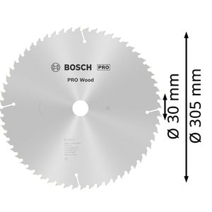 Produktbild für Kreissägeblatt Bosch PRO Wood, 2608640442