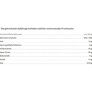 Produktbild für Trockenfrüchte KoRo Apfelringe, ungeschwefelt