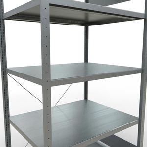 Produktbild für Schwerlastregal Schulte 12980, 5 Metallböden