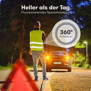 Produktbild für Warnweste PURAHELP Auto, gelb