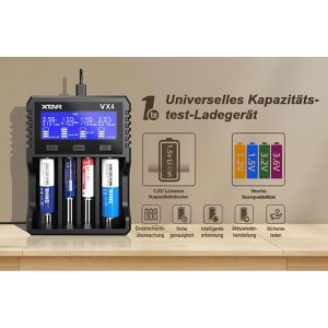 Produktbild für Akku-Ladegerät Xtar VX4 Visible Mixer