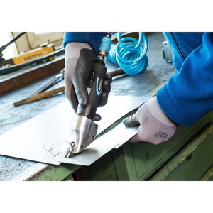 Produktbild für Blechschere Hazet 9036N-5, gerade &amp; Kurvenschnitte, Druckluft