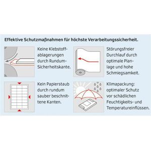 Produktbild für Universaletiketten Herma 4281 Premium, weiß