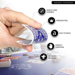 Produktbild für Kartenspiel Bullets BG-KA-0009 Black Edition Poker