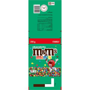 Produktbild für Schokobonbons M&amp;Ms Minis Chocolate, Family Pack