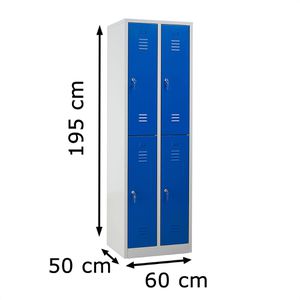 Produktbild für Spind G-Office WRC.4.19560, blau