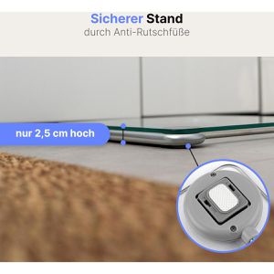 Produktbild für Personenwaage Clatronic PW 3368, silber