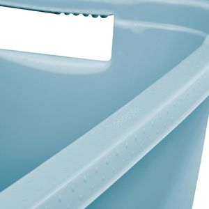 Produktbild für Wäschekorb Keeeper Aenna, blau, mit 2 Griffen