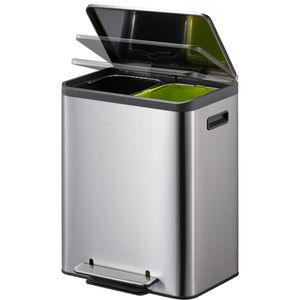 Produktbild für Mülleimer EKO EcoCasa, VB 912831, matt silber