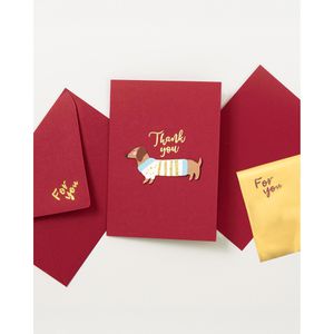 Produktbild für Faltkarten Folia 150522, 220g/m², dunkelrot