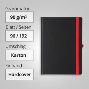 Produktbild für Notizbuch Geiger Color-Book, Karton Hardcover