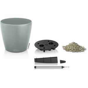 Produktbild für Übertopf Lechuza CLASSICO Color 43, hellgrau, Ø 42 x 40 cm