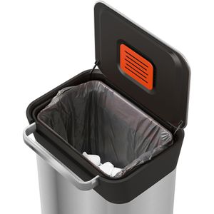 Produktbild für Mülleimer JosephJoseph Titan, silber