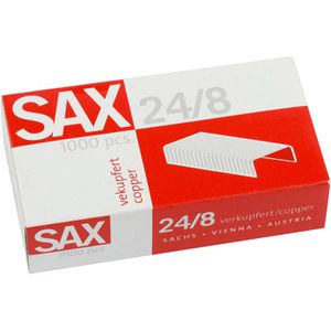 Heftklammern Sax Design 24/8, 1-248-01, verkupfert