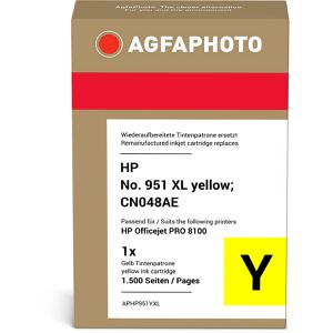 Produktbild für Tinte AgfaPhoto für HP 951XL, CN048AE, gelb