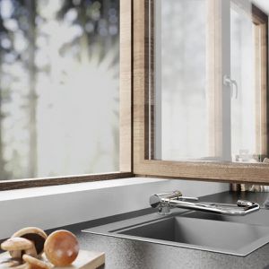 Produktbild für Küchenarmatur Schütte Window, chrom
