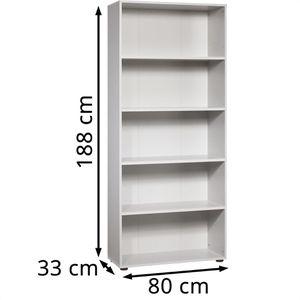 Produktbild für Aktenregal Hammerbacher Basic 4000, Holz