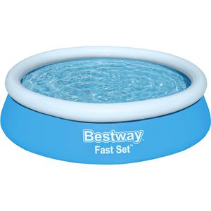 Produktbild für Aufstellpool Bestway 57392 Fast Set blau, rund