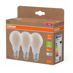 Produktbild für LED-Lampe OSRAM Classic A efficiency Filament, E27