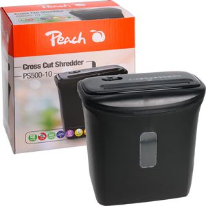 Produktbild für Aktenvernichter Peach 511004 PS500-10, schwarz