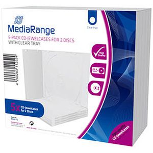 CD-Hüllen MediaRange BOX31-T-2, 140 x 124 mm