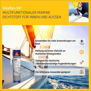 Produktbild für Dichtmasse Sika Sikaflex 591, 300ml