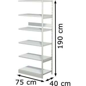 Produktbild für Anbauregal Kerkmann Progress 500, Aktenregal