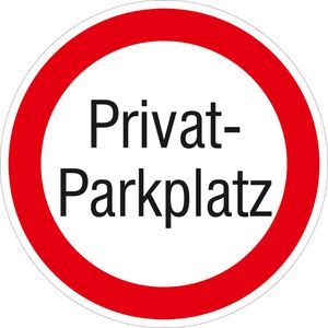 Parkplatzschild SafetyMarking aus Aluminium