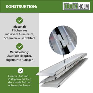 Produktbild für Auffahrrampe Dreibreit by Trutzholm 39054, 1 Stück