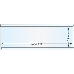 Produktbild für Scannerschiene Böttcher-AG DBR 52, 1000 x 52 mm