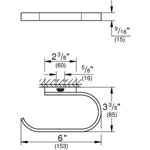 Produktbild für Toilettenpapierhalter GROHE Selection, 41068DC0, supersteel