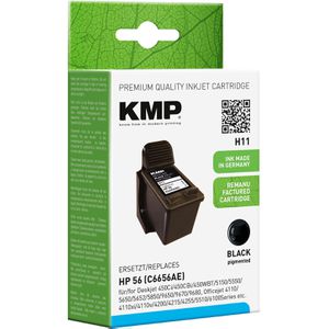 Produktbild für Tinte KMP H11 für HP 56, C6656AE