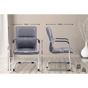 Produktbild für Besucherstuhl CLP Seattle, 181103408