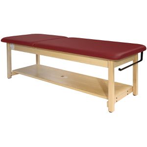 Produktbild für Behandlungsliege Teqler T146713, aus Holz, burgund
