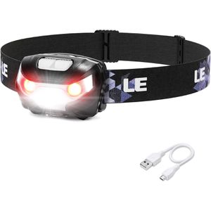 ENBAOXIN LED-Rotlicht-Stirnlampe - Manuell / Sensor Dual-Modus, Licht und  Tragbar, Leben Wasserdicht Stirnlampe