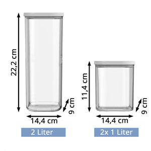Produktbild für Vorratsdose Mepal Modula, aus Kunststoff