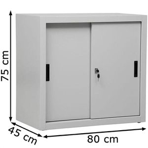 Produktbild für Schiebetürenschrank G-Office SLC.0708, Metall