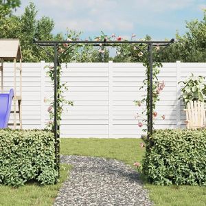 Produktbild für Rosenbogen vidaXL 40778, schwarz