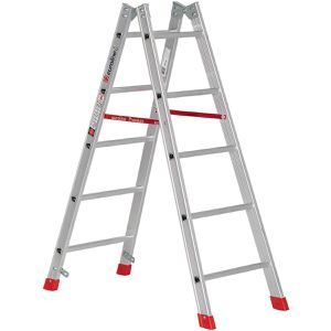 Produktbild für Stehleiter Euroline Nr. 305, 3051105, beidseitig begehbar