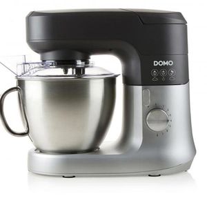 Domo Küchenmaschine DO9182KR, 1000W, Patisserie-Set und Mixer, 4,5 Liter, schwarz