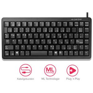 Produktbild für Tastatur CHERRY Compact Keyboard G84-4100