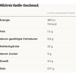 Produktbild für Milchreis Dr.Oetker mit Vanille Geschmack