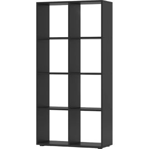 Produktbild für Bücherregal Vicco Scutum, schwarz