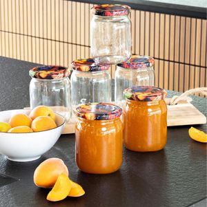 Produktbild für Einmachglas Böttcher-AG Obstdekor, mit Schraubdeckel