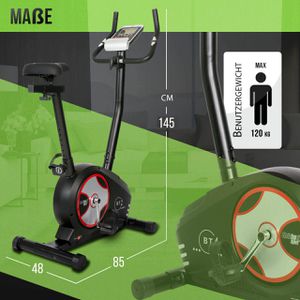 Produktbild für Ergometer Christopeit BT 4, 7 kg Schwungmasse, Upright-Bike
