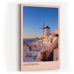 Wandbild Sinus-Art Santorini Griechenland, 80 x 120 cm